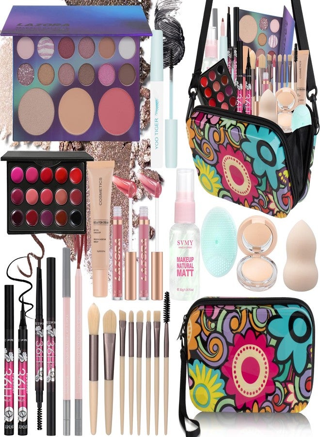 LAZORA Makeup Sets for Teens Makeup Kits for Teen Girls Travel Make up Kit Set for Girls Beginners Make up Set Gift Sets for Girl Teenagers - Image 1